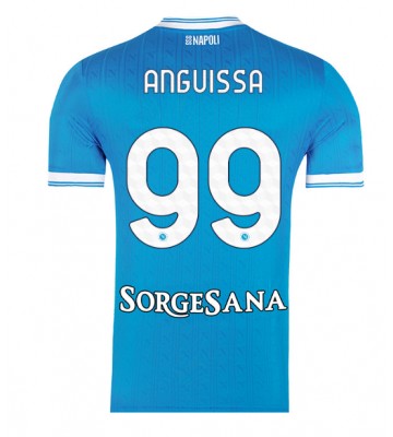 SSC Napoli Frank Anguissa #99 Hjemmebanetrøje 2025-26 Kortærmet